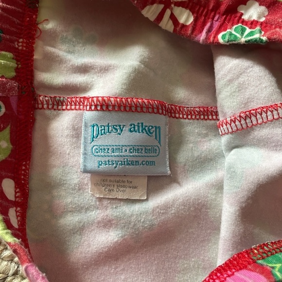 Patsy Aiken Red Floral Pants - Picture 2 of 5